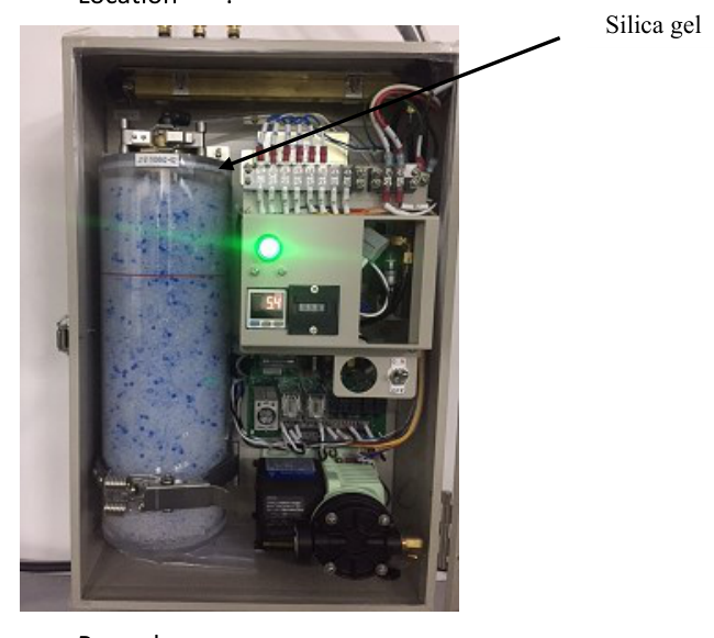 Dehydrator – Silica gel tank (§5.7.1)